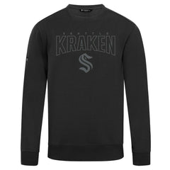 NHL Black Seattle Kraken Levelwear Zane Darkmoon Pullover Sweatshirt