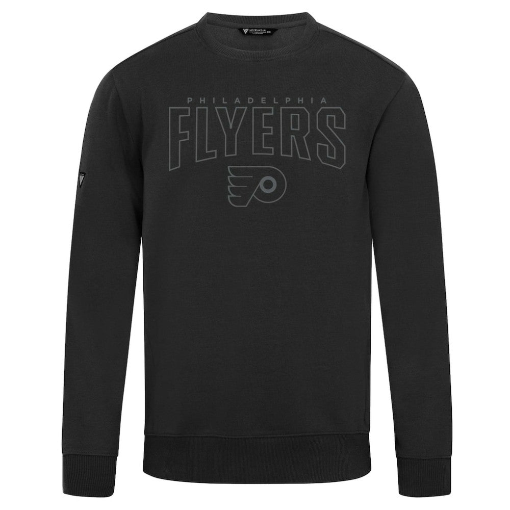 NHL Black Philadelphia Flyers Levelwear Zane Darkmoon Pullover Sweatshirt