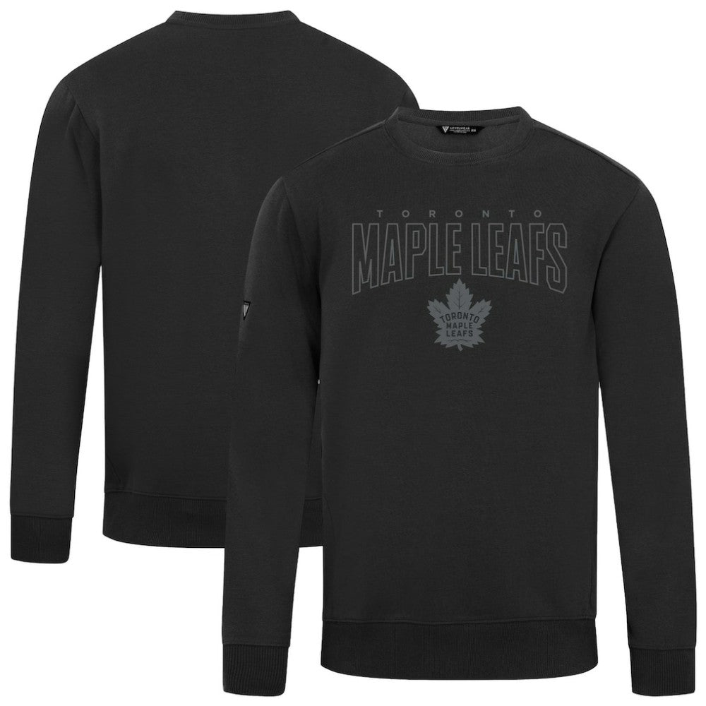 NHL Black Toronto Maple Leafs Levelwear Zane Darkmoon Pullover Sweatshirt