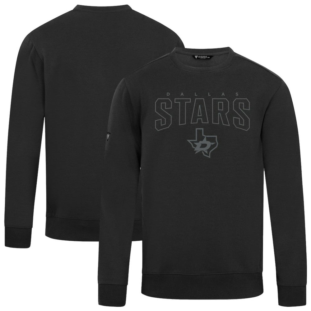 NHL Black Dallas Stars Levelwear Zane Darkmoon Pullover Sweatshirt