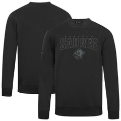 NHL Black Buffalo Sabres Levelwear Zane Darkmoon Pullover Sweatshirt