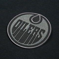 NHL Black/Gray Edmonton Oilers Levelwear Legacy Nightfall Pullover Sweatshirt