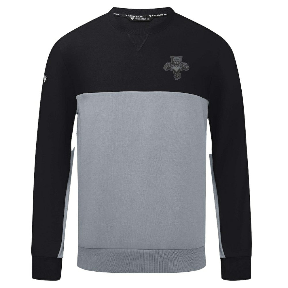 NHL Black/Gray Florida Panthers Levelwear Legacy Nightfall Pullover Sweatshirt