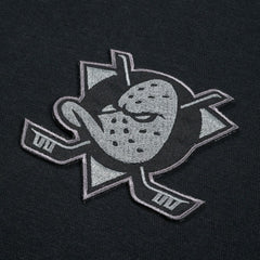 NHL Black/Gray Anaheim Ducks Levelwear Legacy Nightfall Pullover Sweatshirt