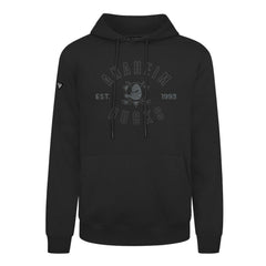 NHL Black Anaheim Ducks Levelwear Podium Abyssal Pullover Hoodie