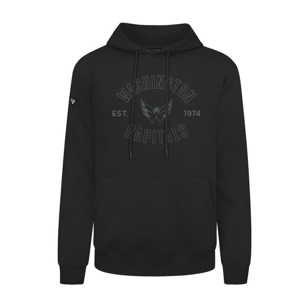 NHL Black Washington Capitals Levelwear Podium Abyssal Pullover Hoodie