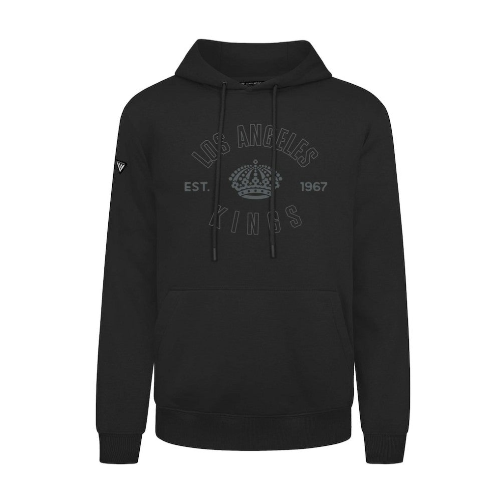 NHL Black Los Angeles Kings Levelwear Podium Abyssal Pullover Hoodie