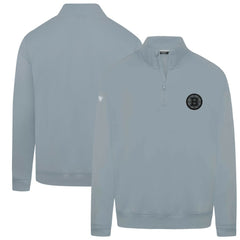 NHL Gray Boston Bruins Levelwear Murray Nightfall Quarter-Zip Jacket