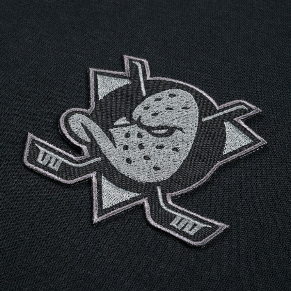 NHL Black Anaheim Ducks Levelwear Murray Nightfall Quarter-Zip Jacket