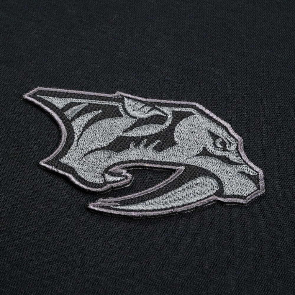 NHL Black Nashville Predators Levelwear Murray Nightfall Quarter-Zip Jacket