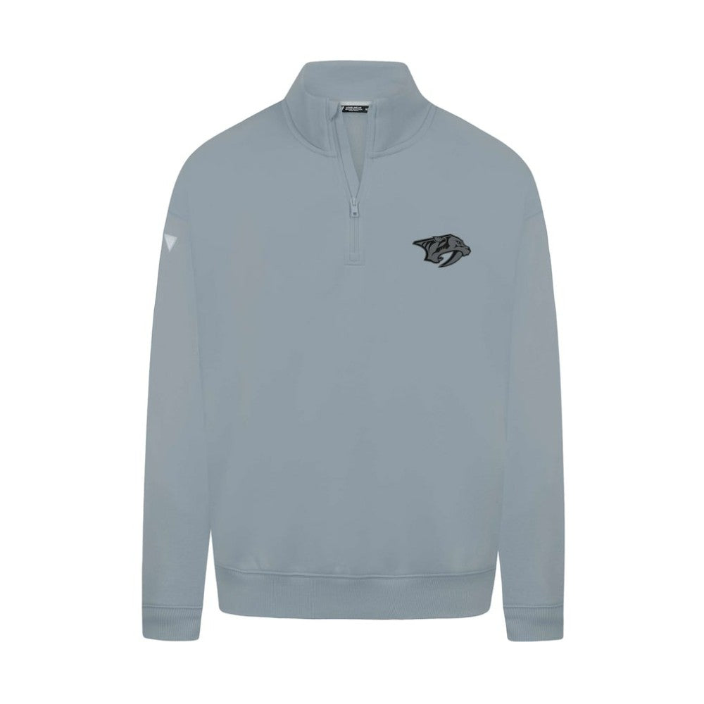 NHL Gray Nashville Predators Levelwear Murray Nightfall Quarter-Zip Jacket