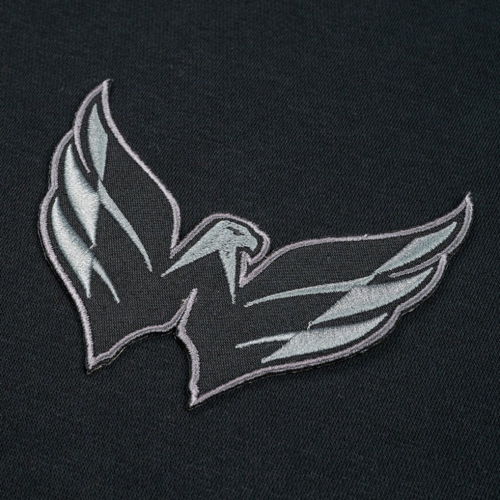 NHL Black Washington Capitals Levelwear Murray Nightfall Quarter-Zip Jacket