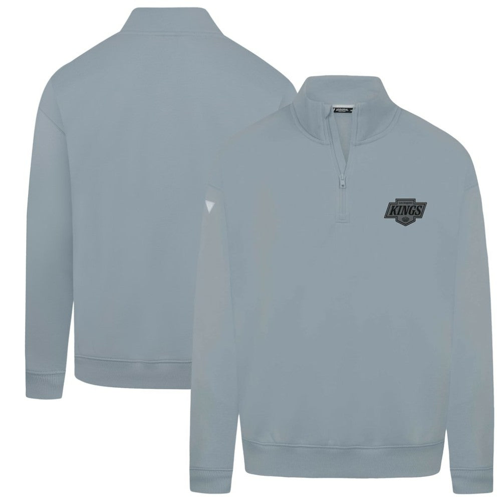 NHL Gray Los Angeles Kings Levelwear Murray Nightfall Quarter-Zip Jacket
