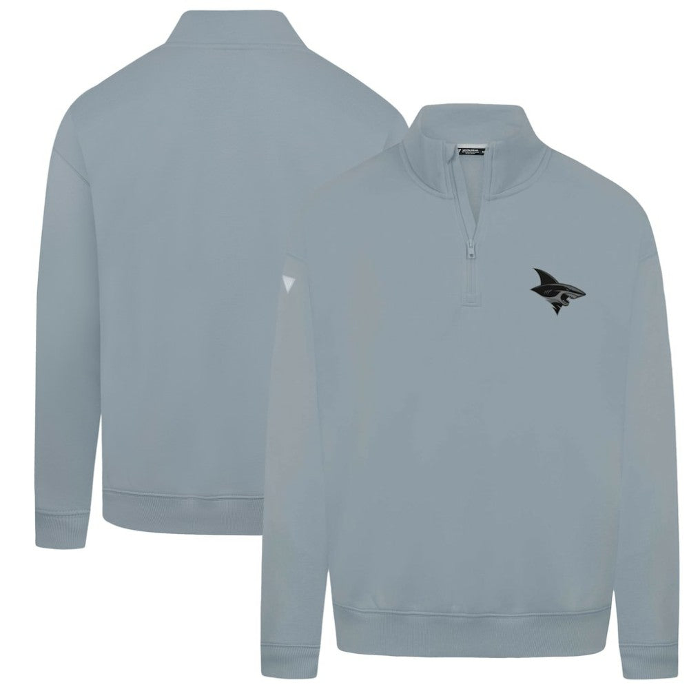 NHL Gray San Jose Sharks Levelwear Murray Nightfall Quarter-Zip Jacket