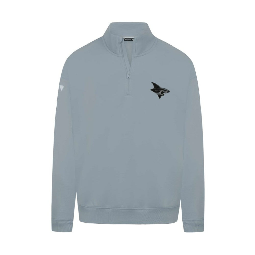 NHL Gray San Jose Sharks Levelwear Murray Nightfall Quarter-Zip Jacket