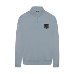 NHL Gray New York Rangers Levelwear Murray Nightfall Quarter-Zip Jacket