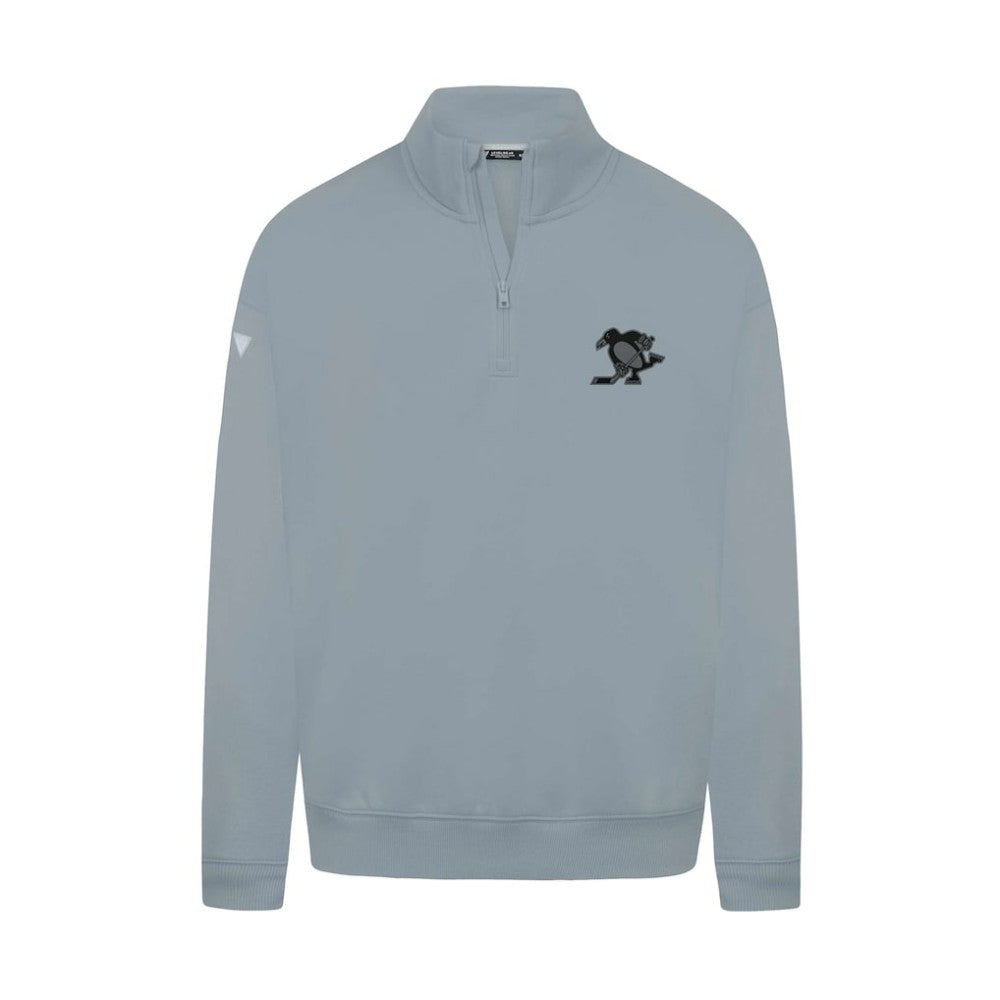 NHL Gray Pittsburgh Penguins Levelwear Murray Nightfall Quarter-Zip Jacket