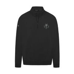 NHL Black Calgary Flames Levelwear Murray Nightfall Quarter-Zip Jacket