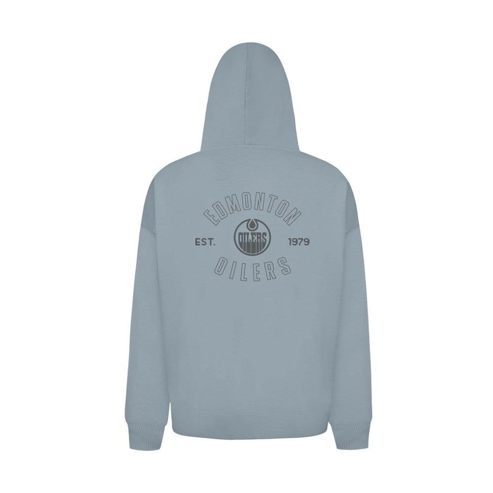NHL Gray Edmonton Oilers Levelwear Uphill Abyssal Full-Zip Hoodie