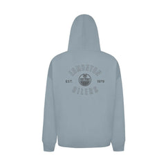 NHL Gray Edmonton Oilers Levelwear Uphill Abyssal Full-Zip Hoodie
