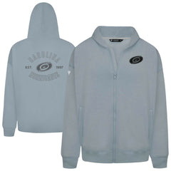 NHL Gray Carolina Hurricanes Levelwear Uphill Abyssal Full-Zip Hoodie