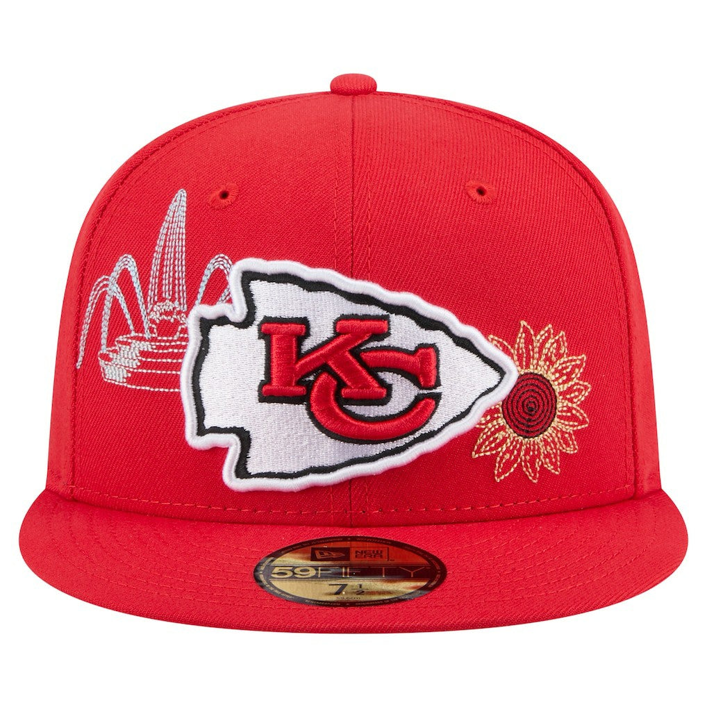 State Stitch 59FIFTY Fitted Hat - Kansas City Chiefs