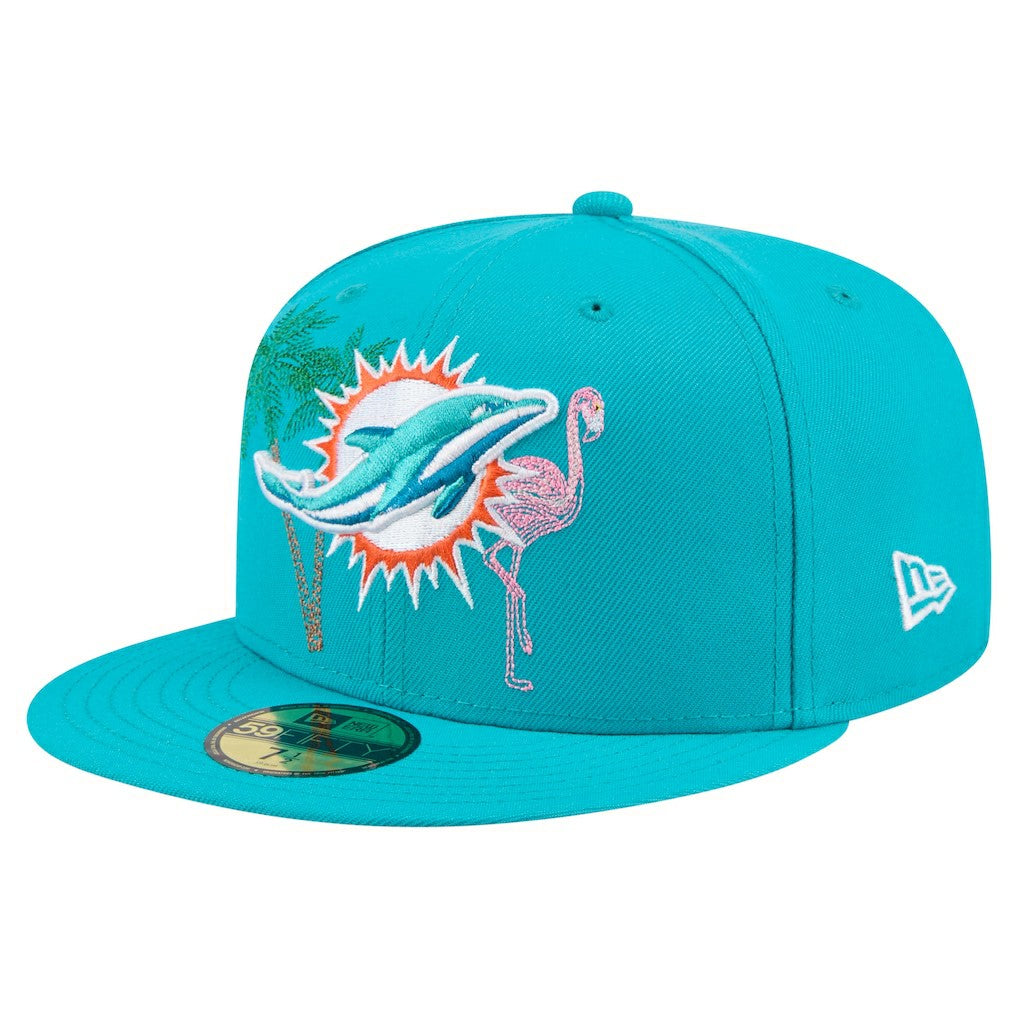 State Stitch 59FIFTY Fitted Hat - Miami Dolphins