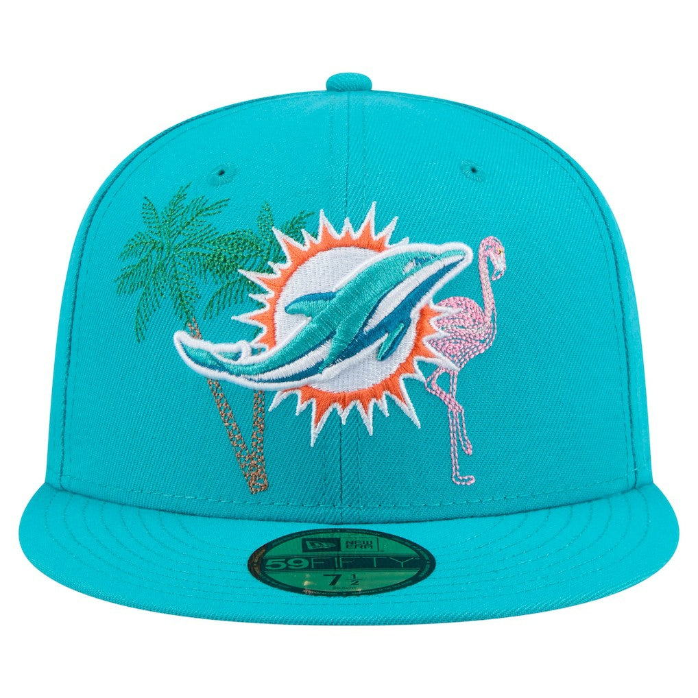 State Stitch 59FIFTY Fitted Hat - Miami Dolphins