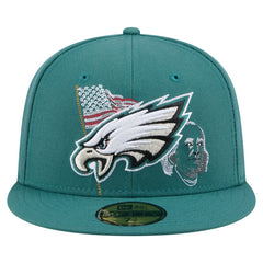 State Stitch 59FIFTY Fitted Hat - Philadelphia Eagles