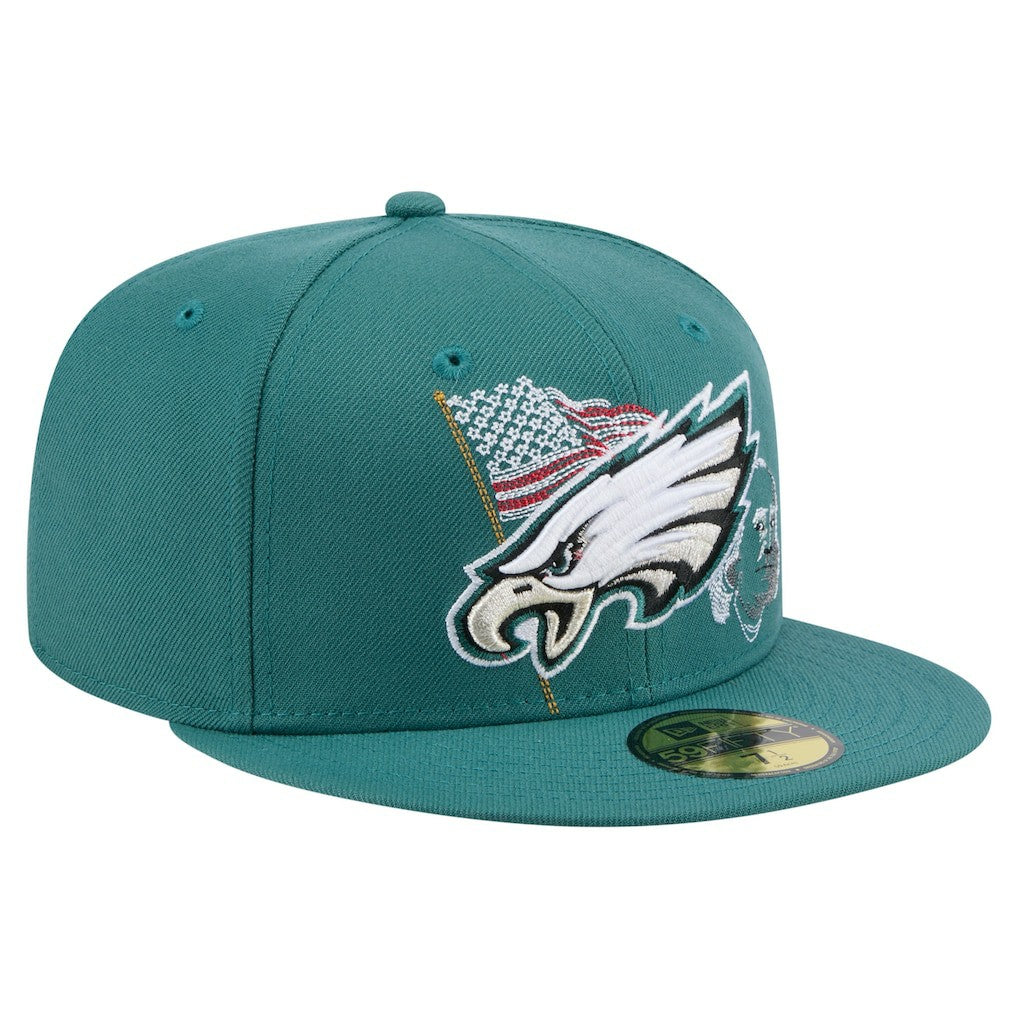 State Stitch 59FIFTY Fitted Hat - Philadelphia Eagles