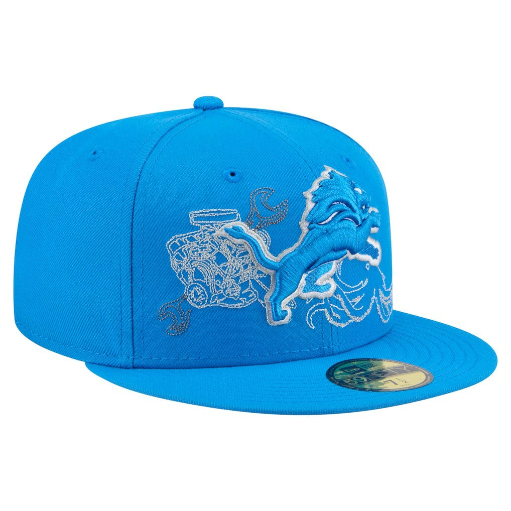 State Stitch 59FIFTY Fitted Hat - Detroit Lions