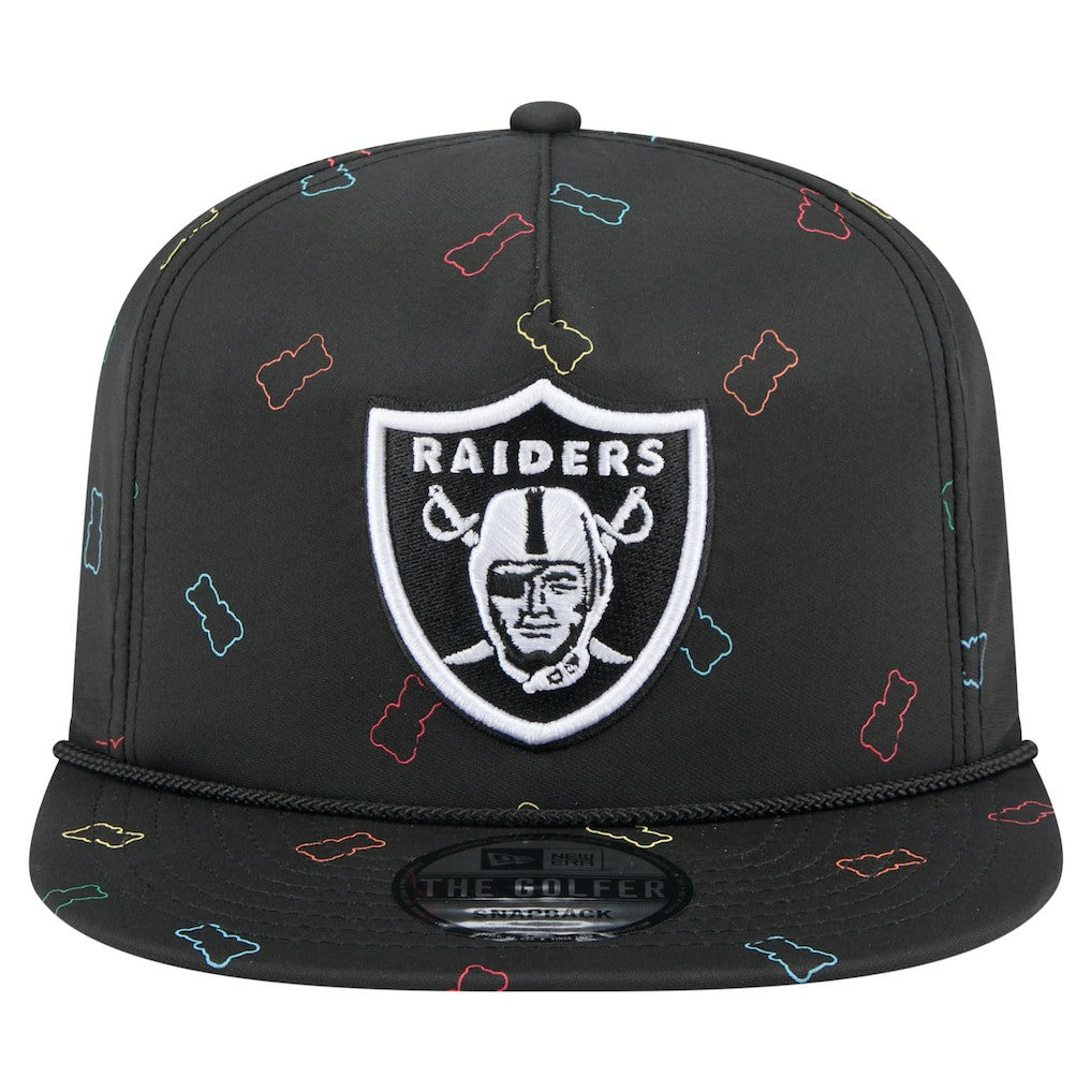 Gummy Golfer Snapback Hat - Las Vegas Raiders