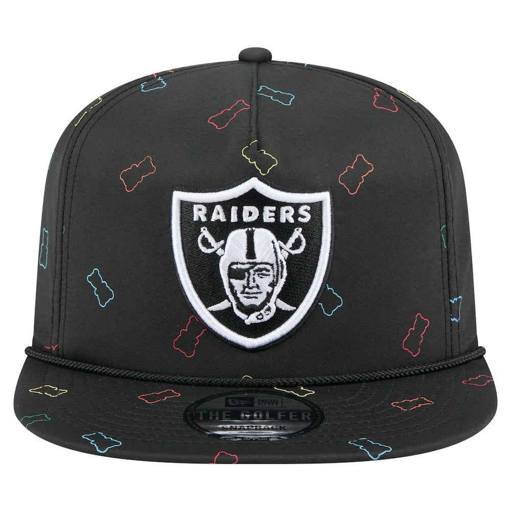 Gummy Golfer Snapback Hat - Las Vegas Raiders
