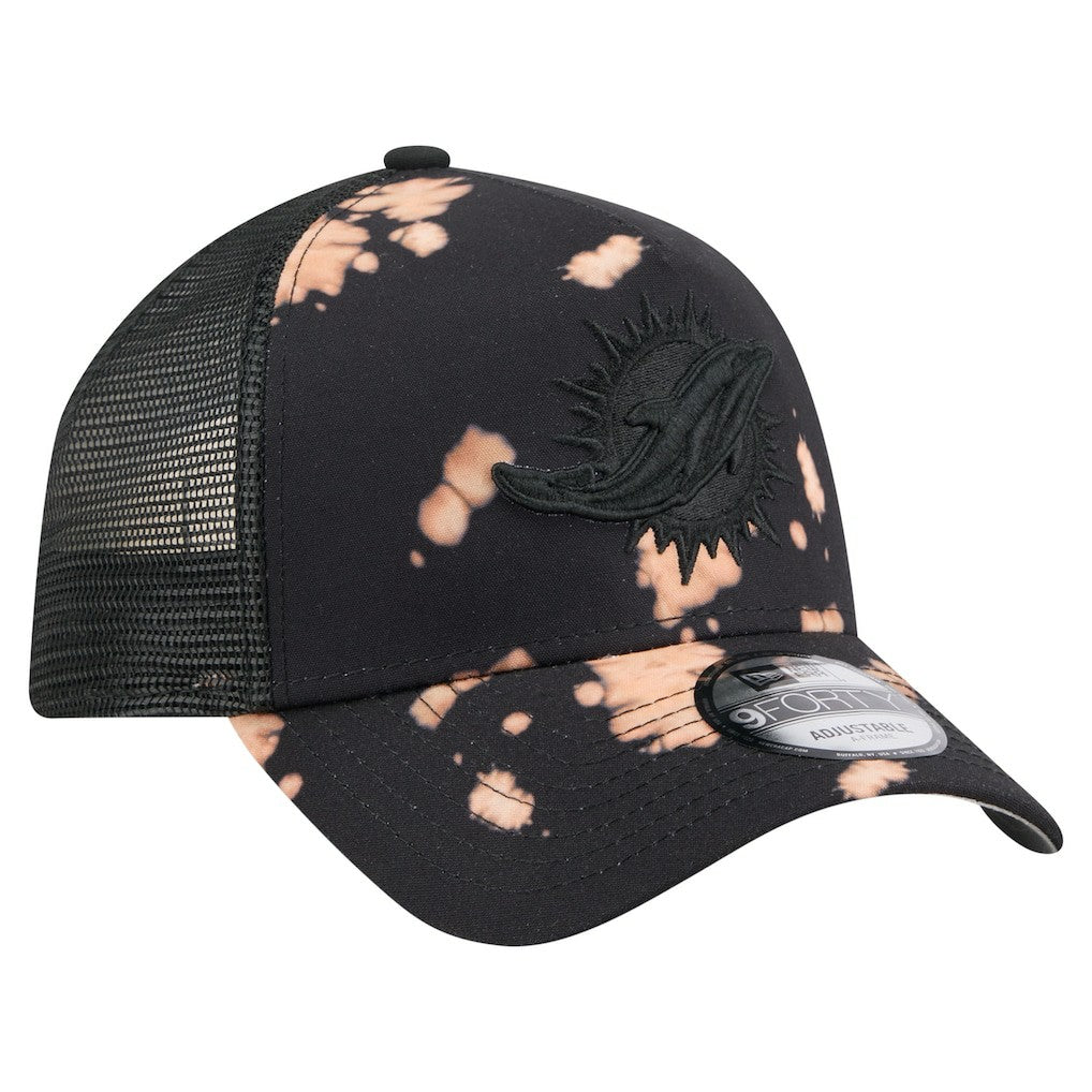 Bleached 9FORTY A-Frame Adjustable Hat - Miami Dolphins