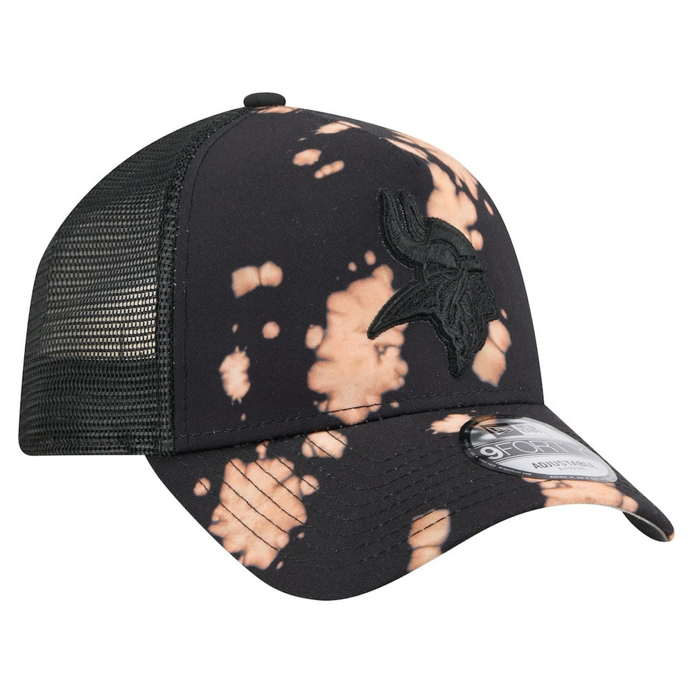 Bleached A-Frame 9FORTY Trucker Adjustable Hat - Minnesota Vikings