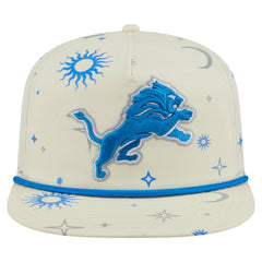 Celestial Golfer Snapback Hat - Detroit Lions