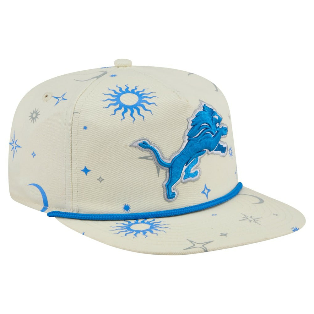 Celestial Golfer Snapback Hat - Detroit Lions