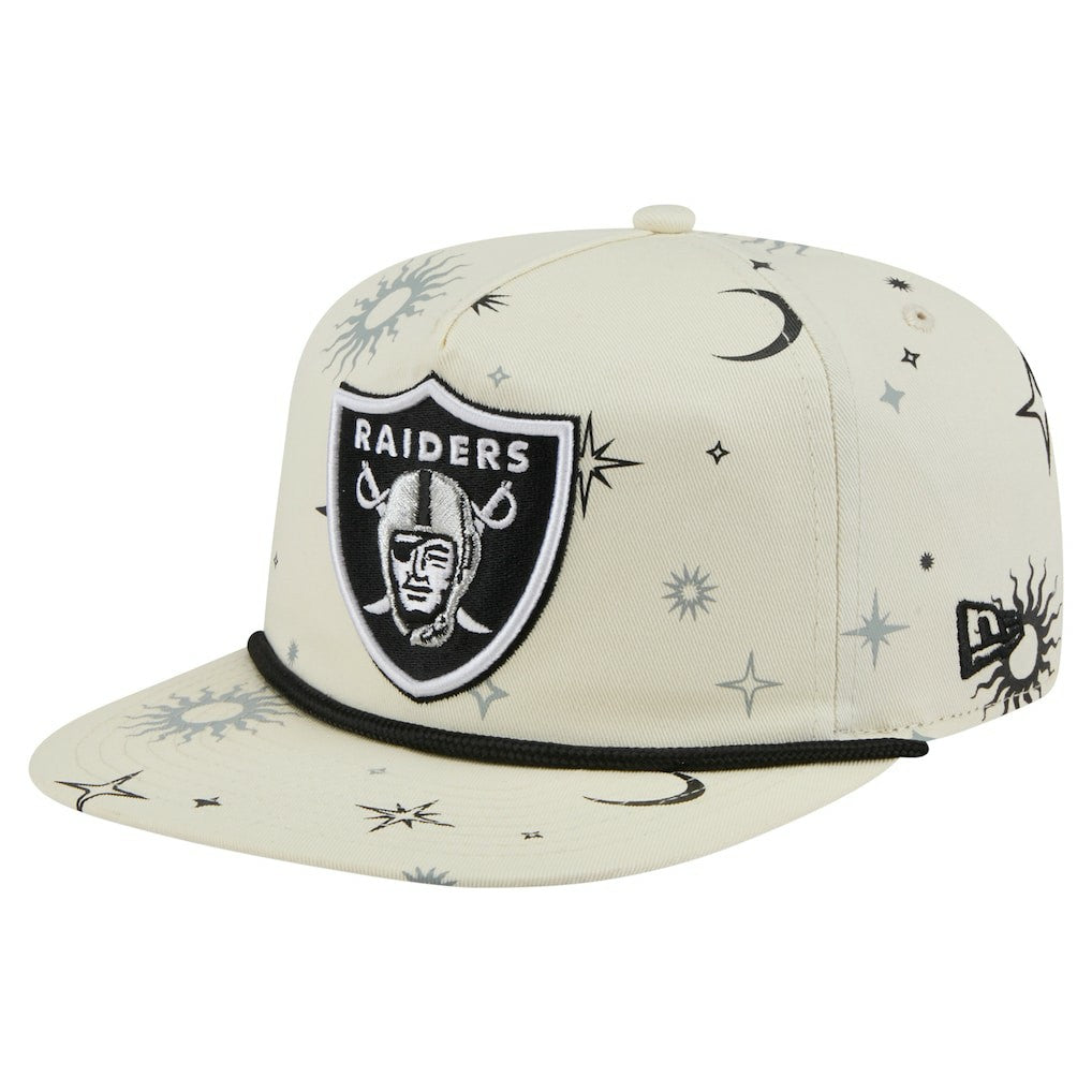 Celestial Golfer Snapback Hat - Las Vegas Raiders