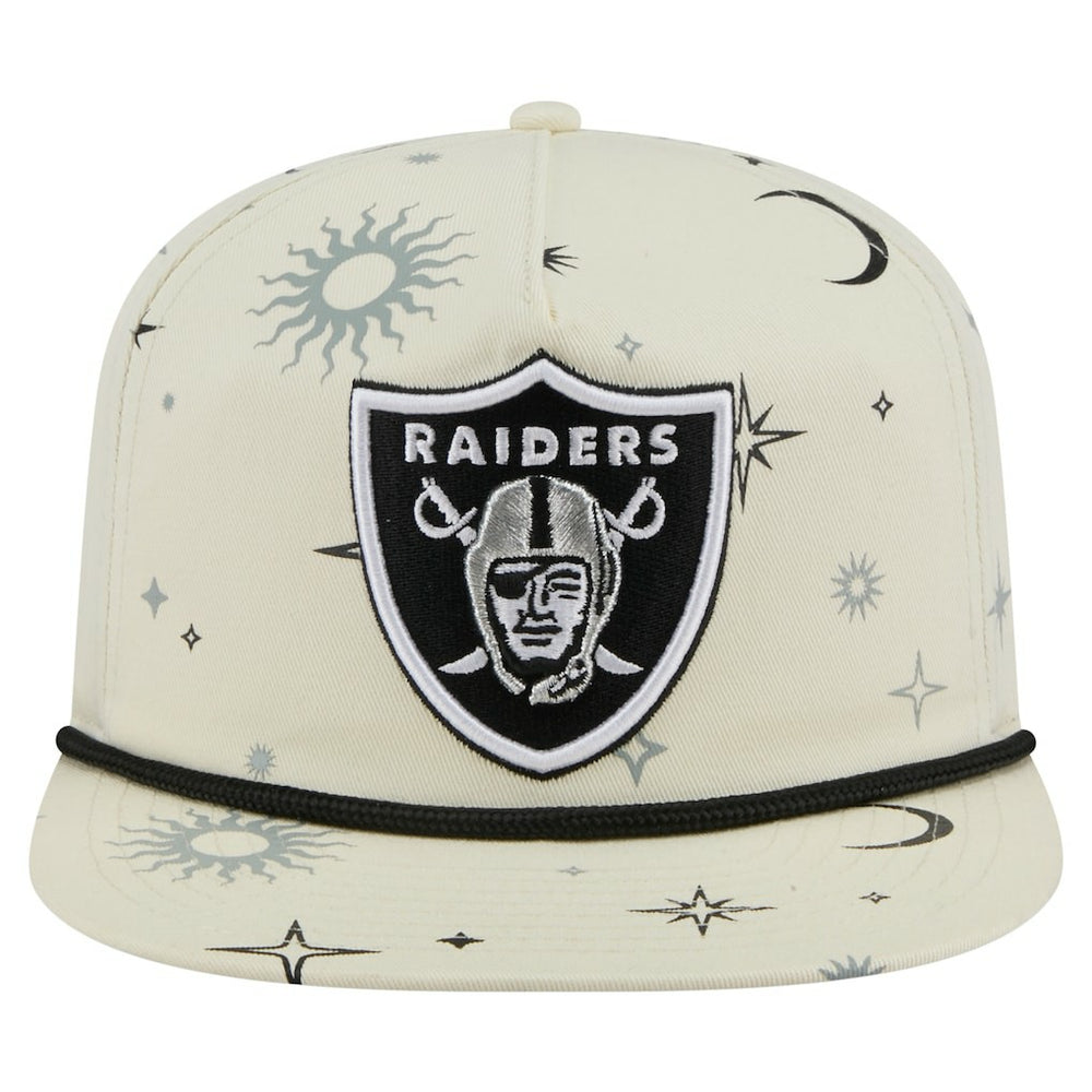 Celestial Golfer Snapback Hat - Las Vegas Raiders