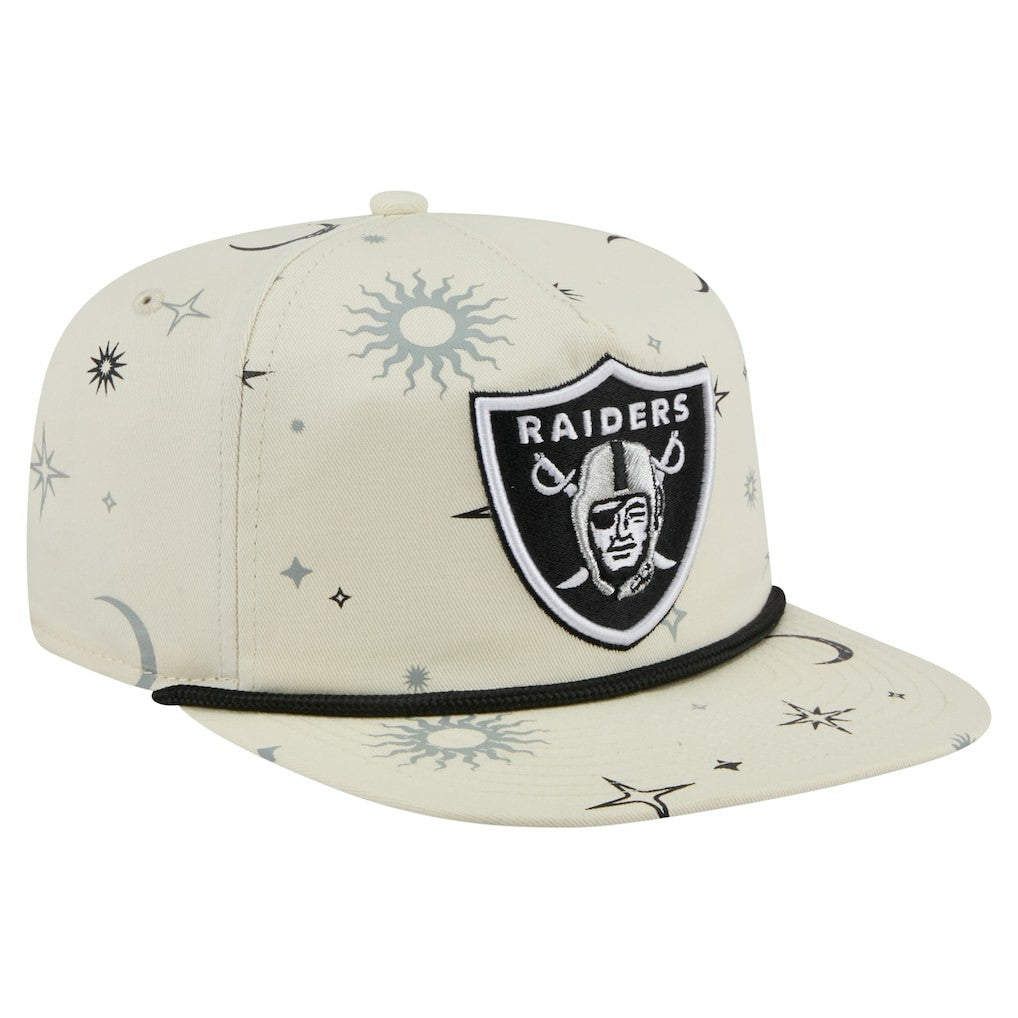 Celestial Golfer Snapback Hat - Las Vegas Raiders