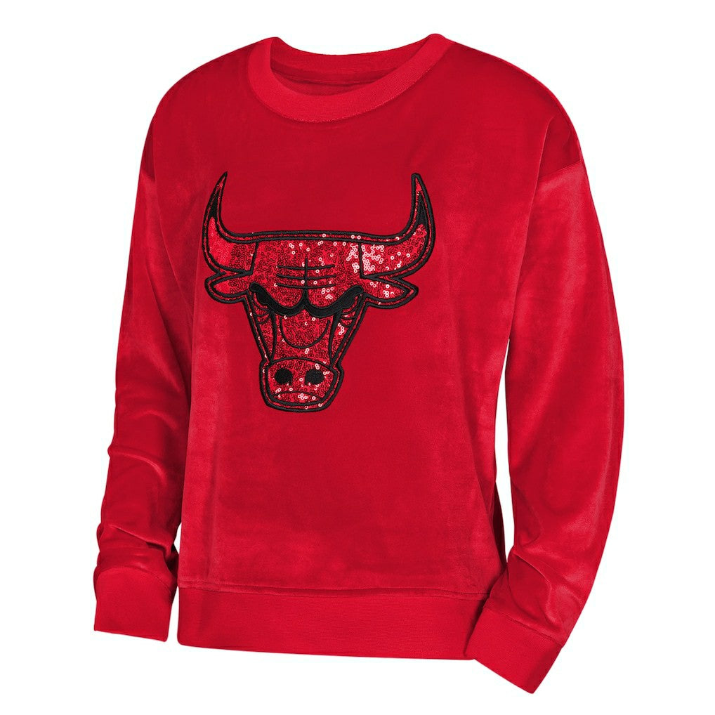 NBA Chicago Bulls Outerstuff Youth Girls Step Back Sweatshirt