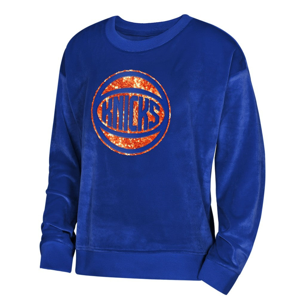 NBA New York Knicks Outerstuff Youth Girls Step Back Sweatshirt