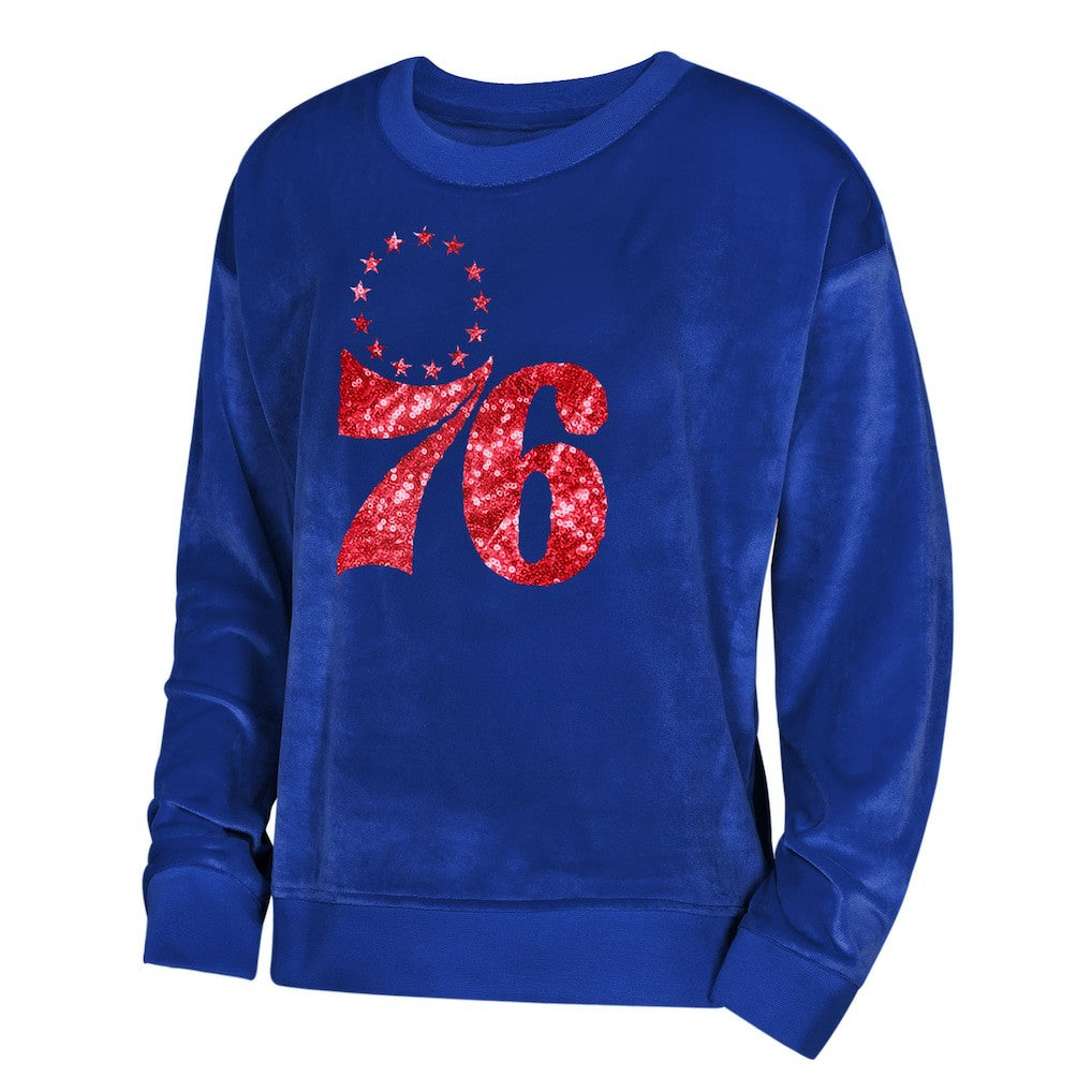 NBA Philadelphia 76ers Outerstuff Youth Girls Step Back Sweatshirt