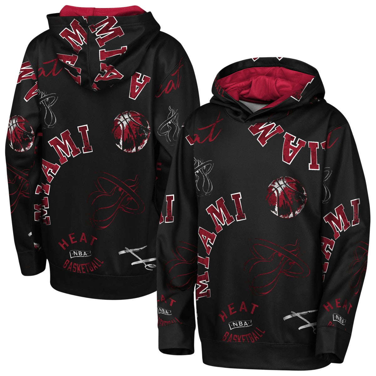 NBA Miami Heat Outerstuff Youth Moving Violation Hoodie