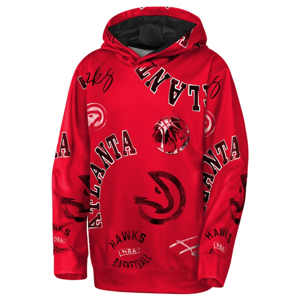 NBA Atlanta Hawks Outerstuff Youth Moving Violation Hoodie