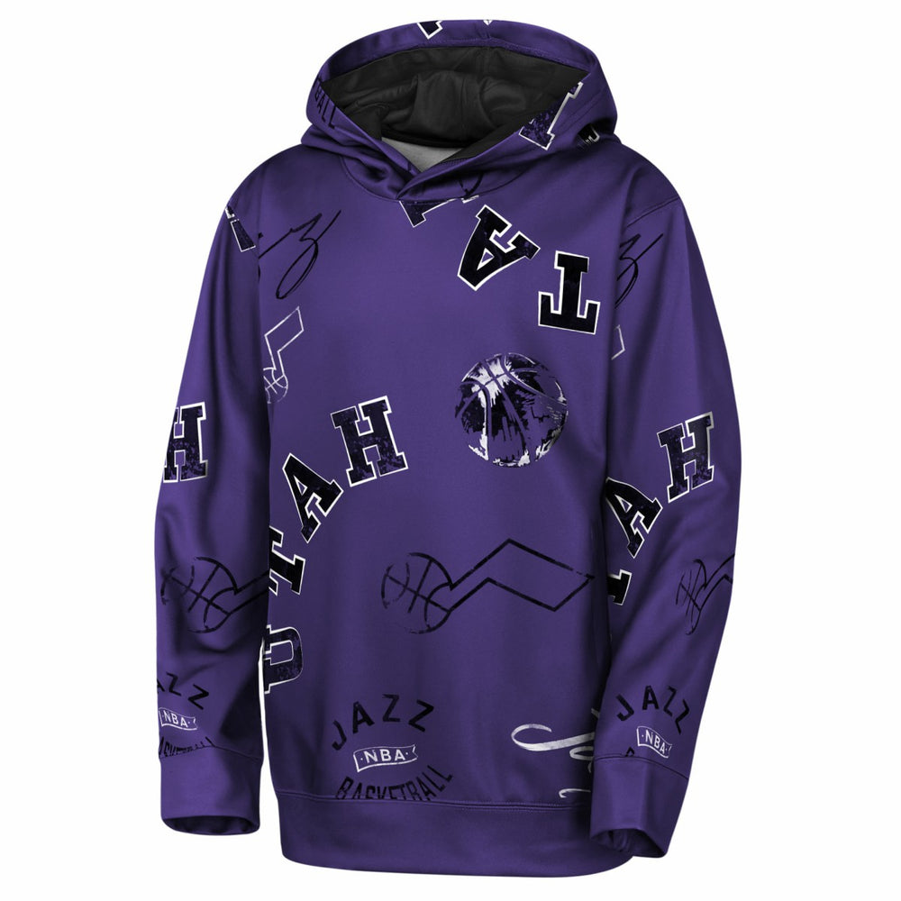 NBA Utah Jazz Outerstuff Youth Moving Violation Hoodie
