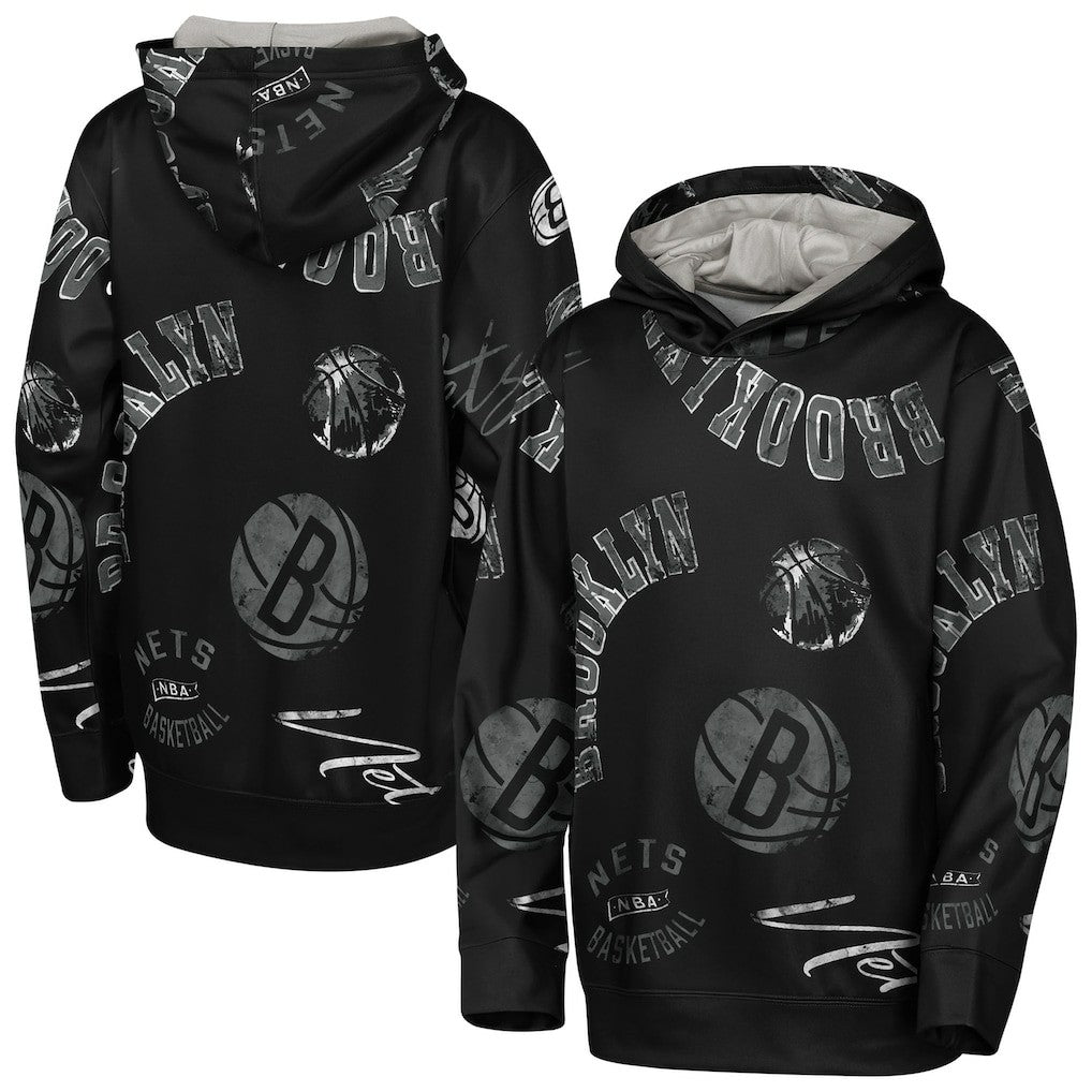 NBA Brooklyn Nets Outerstuff Youth Moving Violation Hoodie