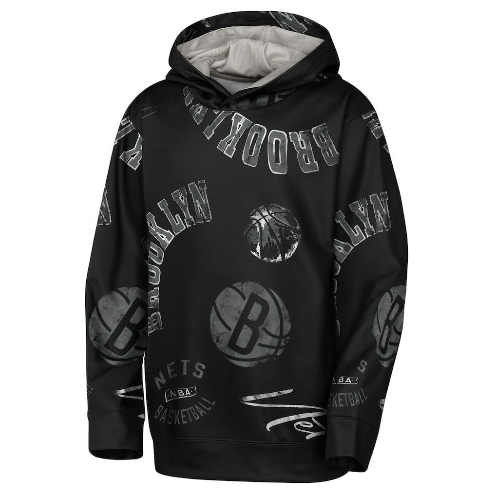 NBA Brooklyn Nets Outerstuff Youth Moving Violation Hoodie