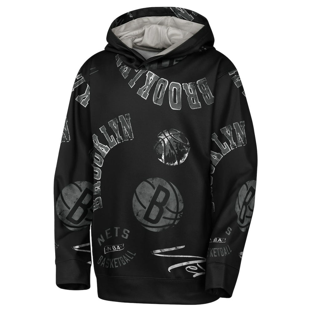 NBA Brooklyn Nets Outerstuff Youth Moving Violation Hoodie