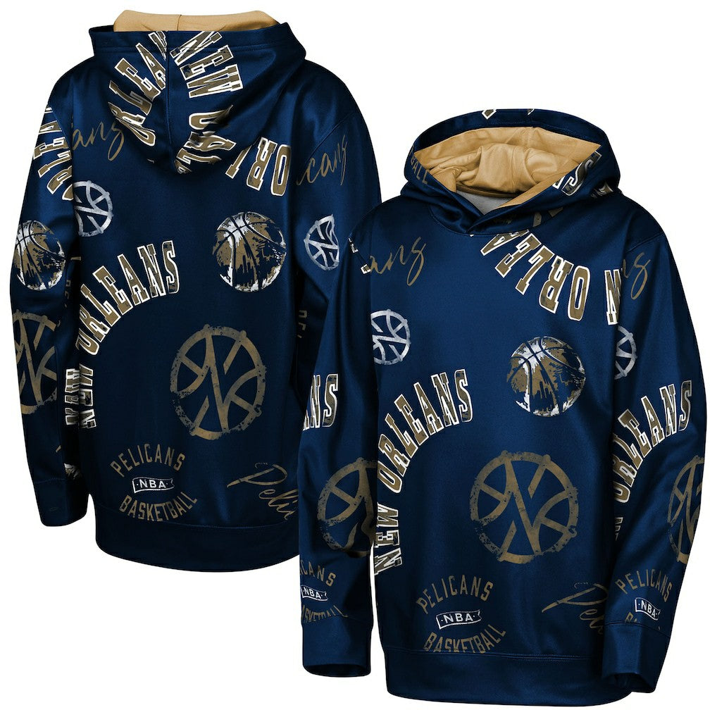 NBA New Orleans Pelicans Outerstuff Youth Moving Violation Hoodie